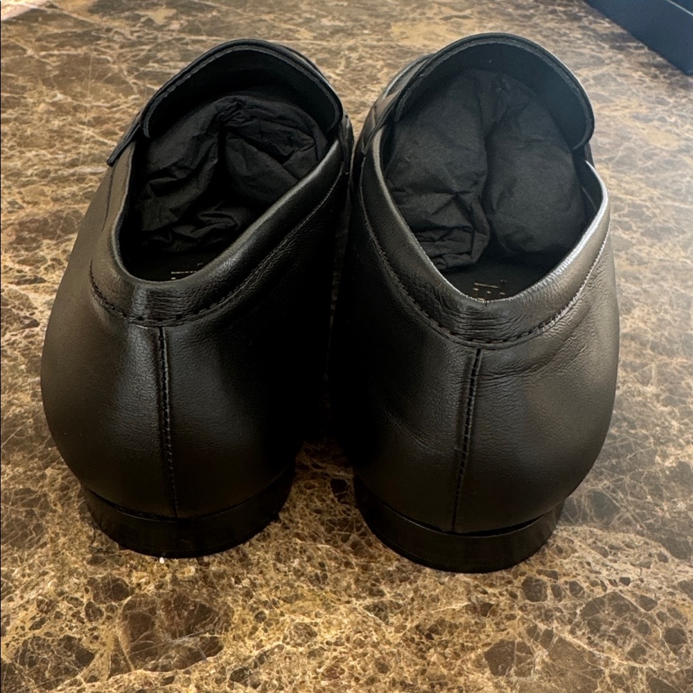 Chanel 24a black lambskin leather classic mocassins loafers flats sz 38 - Picture 5 of 10
